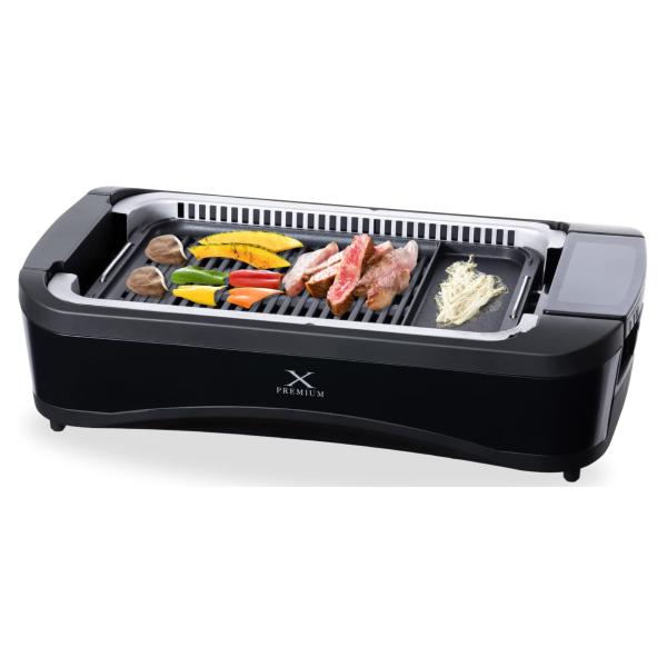 山善 煙の少ない 焼肉プレート XGRILL PREMIUM 煙約94%カット 吸煙機能