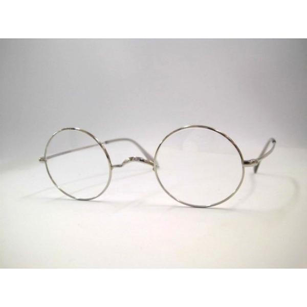 一山丸メガネ サンプラチナ鼻なし丸めがね 日本製丸眼鏡・冶太夫・01