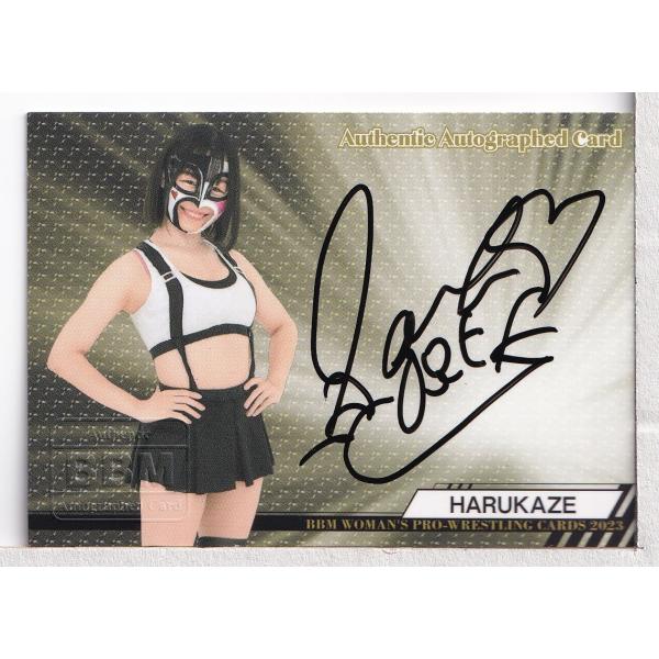 23BBM 女子プロレスカード HARUKAZE 直筆サインカード 99枚限定