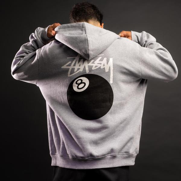 STUSSY（ステューシー） Solid 8 Ball Zip Hoodie : Import Shop
