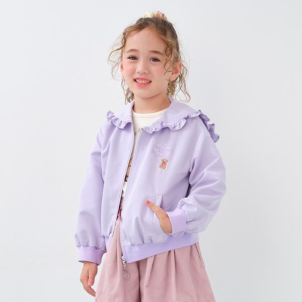 mezzo piano メゾピアノ(mezzo piano)セーラーカラーブルゾン【O_50