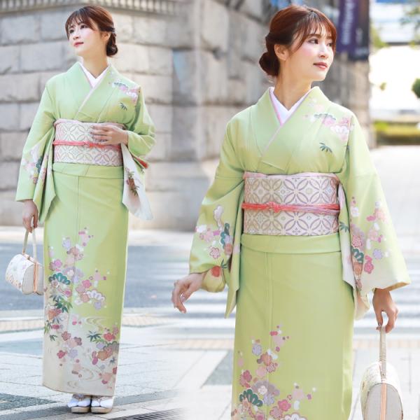 訪問着19点フルコーディネートレンタルセット レンタル 安い 卒業式