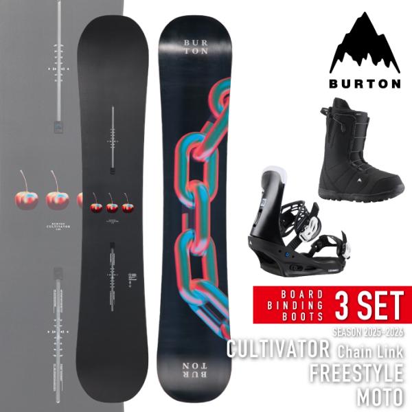 BURTON（バートン） 日本正規品 スノーボード ビンディング ブーツ 3点