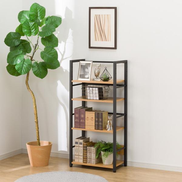 ニトリ（NITORI） ブックシェルフ( ZK004 53 LBR) 本棚 スチールラック