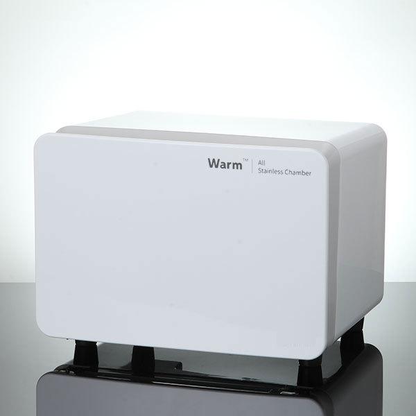 タオルウォーマー KRS-080W 前開き 8L ホワイト 高さ25×幅33×奥行27cm