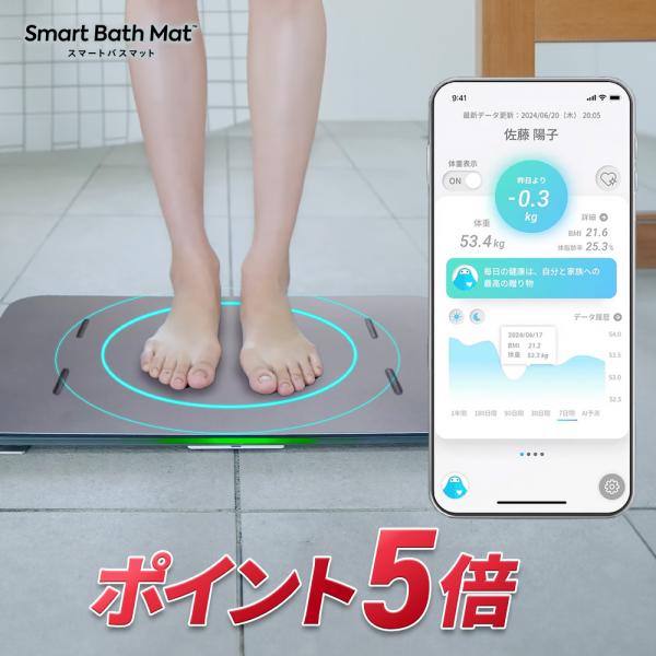 5%OFFクーポン 2/27 00:00-3/1 23:59】 スマートバスマット Smart Bath