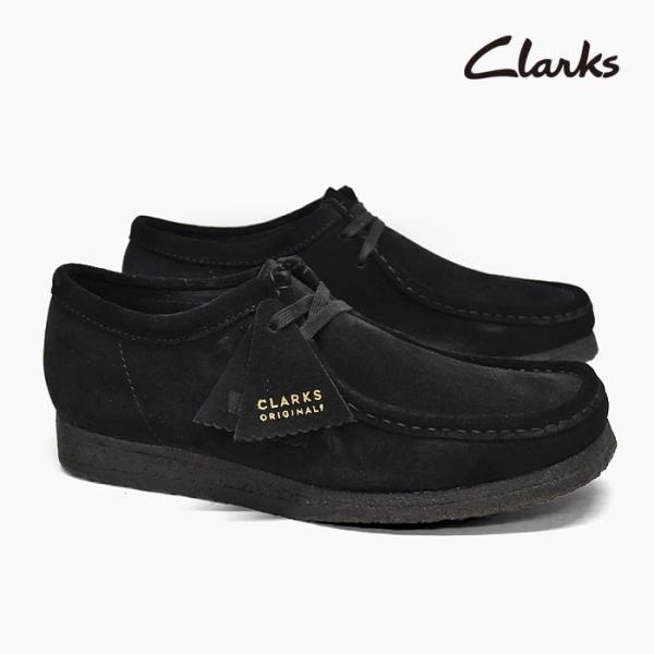 Clarks Originals クラークス ワラビー CLARKS WALLABEE BLACK SUEDE