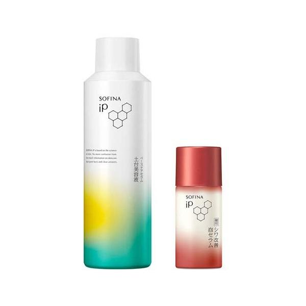 ソフィーナ iP ベースケアセラム レフィル + 薬用シワ改善泡セラム