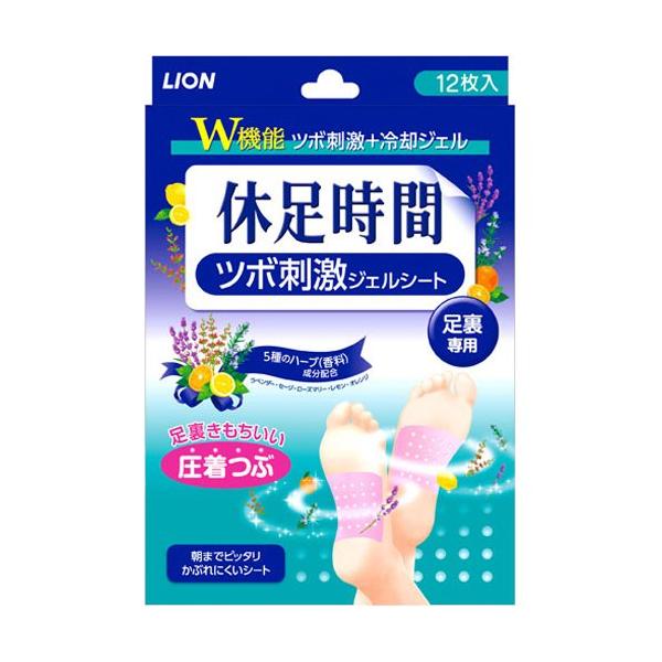 かえで様 休足時間 ツボ刺激ジェルシート 12枚入×24 かえで様 休足時間