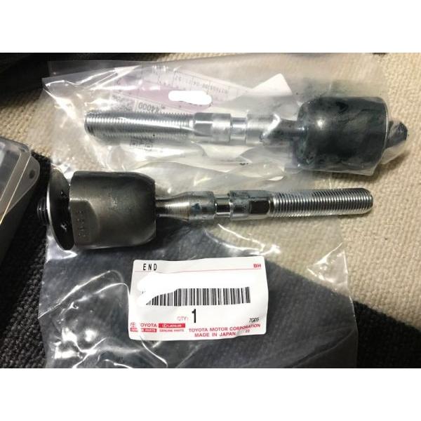 ☆ トヨタ 純正 新品 AE86 AE85 ステアリング ラックエンド 左右セット