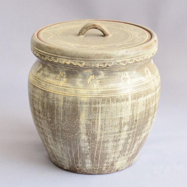 水指 茶道具 西尾瑞豊 作 三島水指 : 茶道具専門店 (有)菊池商店