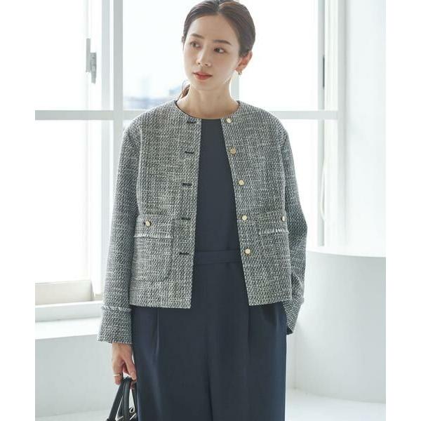 URBAN RESEARCH（アーバンリサーチ） ノーカラーツイードジャケット