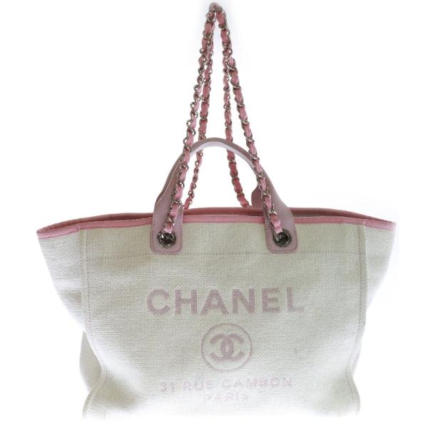 CHANEL（シャネル） ドーヴィルライン 2WAY キャンバス チェーンバッグ