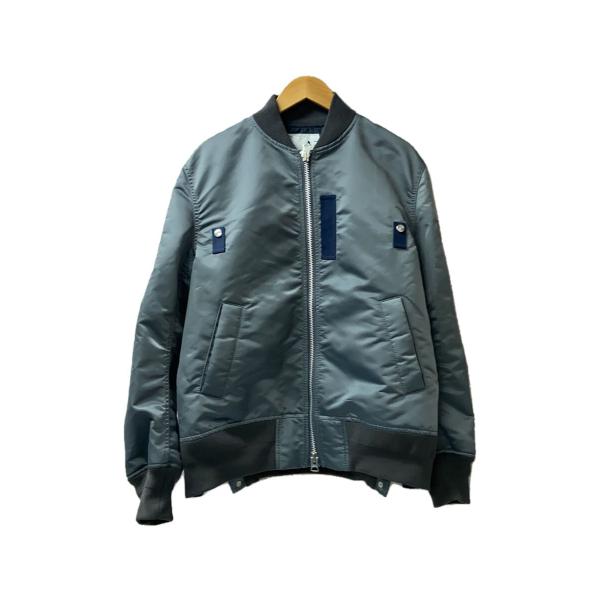 sacai◇ナイロンジャケット/2/ナイロン/GRY/SCM-051 : セカンド