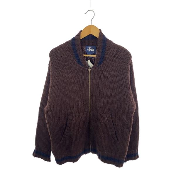 STUSSY◇old stussy/紺タグ/カウチン/ニット・セーター(厚手)/S/ウール