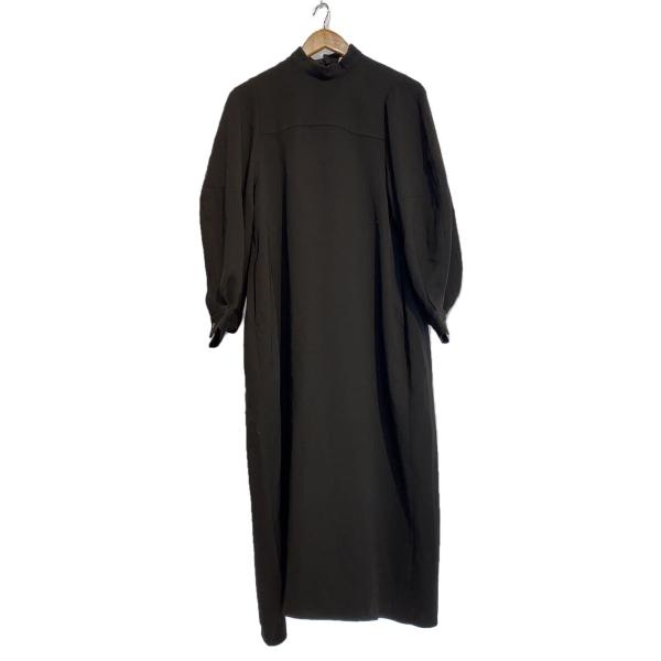 ENFOLD◇長袖ワンピース/36/--/BLK/300DA333-2730 : セカンド