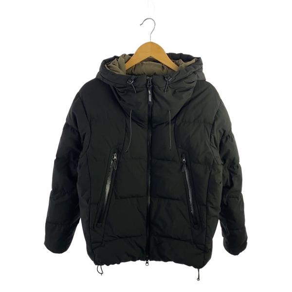 CAMP7◇アクティブフードダウンジャケット/M/ポリエステル/BLK/CP