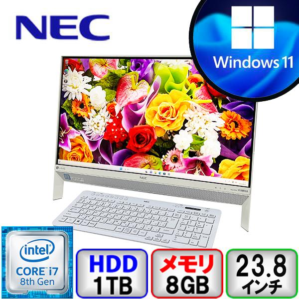LaVie NEC LAVIE DA700/K PC-DA700KAW Core i7 8GB メモリ 1000GB HD