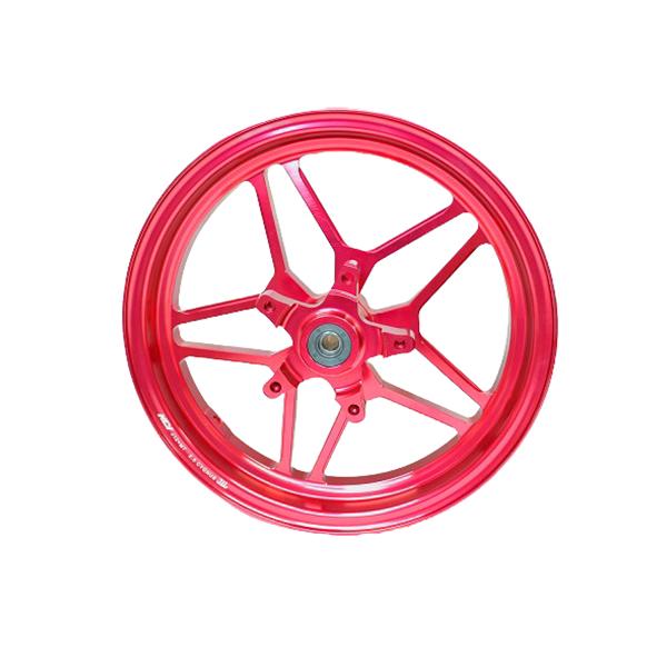 NCY 鍛造アルミホイール前後セット シグナスX レッド C3-NCY-FG01RD