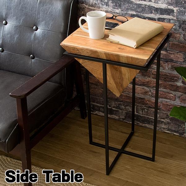 サイドテーブル ソファーテーブル 机 インダストリアル ハンドメイド