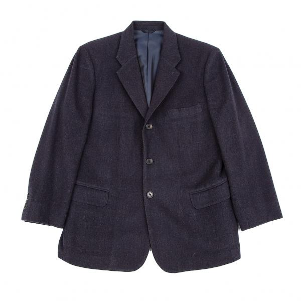 PAPAS（パパス） ウールカシミヤ3Bジャケット 紺48M 【メンズ