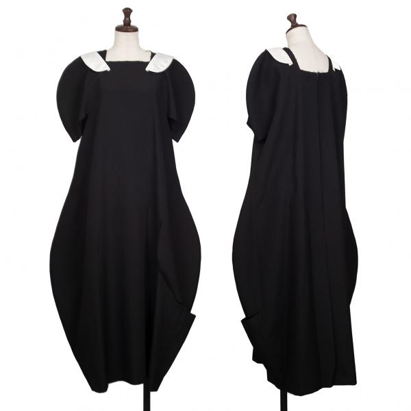 COMME des GARCONS（コムデギャルソン） サテンカラー二次元ワンピース