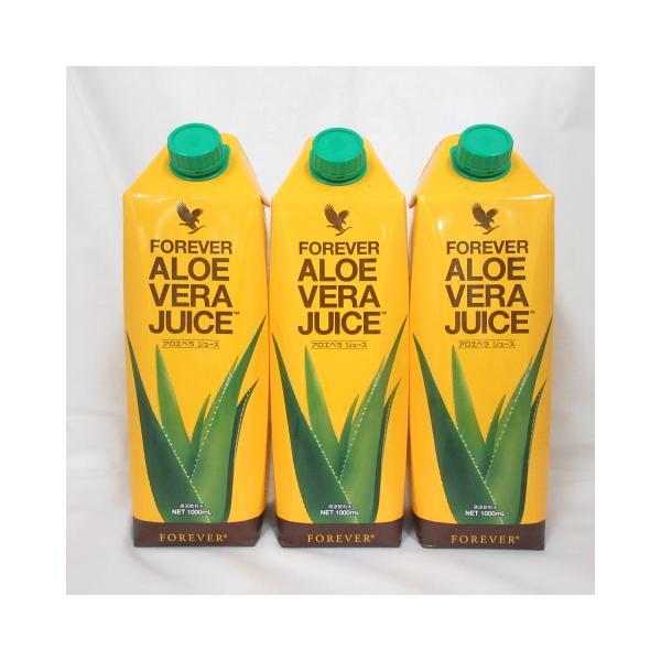 新パケ/3本セット) FOREVER フォーエバー アロエベラ ジュース 1000mL