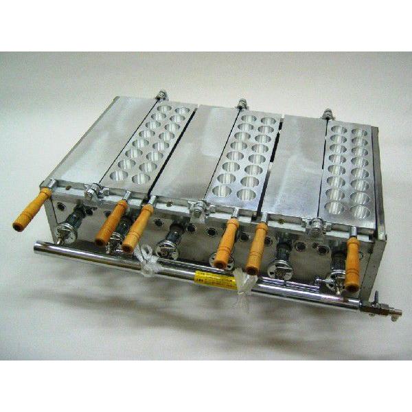 たこ焼き機半自動16穴 釣鐘浅型 3連 : PROKITCHEN - 通販 - Yahoo