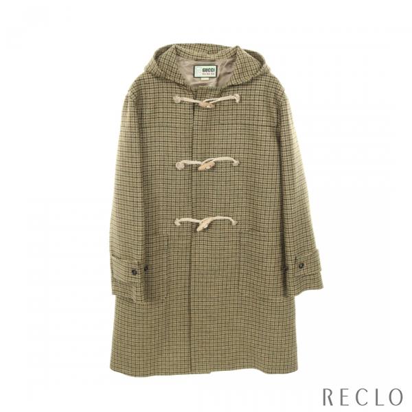 GUCCI（グッチ） GUCCI GUCCI HA HA HA ダッフルコート チェック