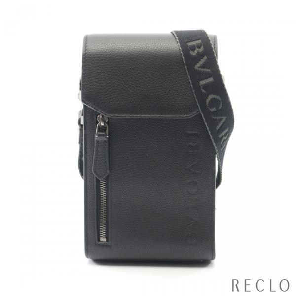 BVLGARI（ブルガリ） 爆買 ショルダーバッグ レザー ブラック 292326