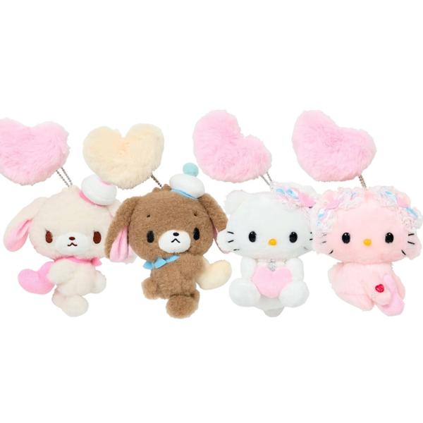 サンリオ 平成うまれキャラクター ふわふわハート マスコット ホルダー