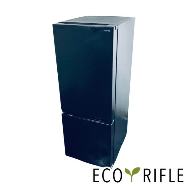 送料込 2023年製 REFAGE 冷凍冷蔵庫 YRZ-F15LK ブラック NO 411