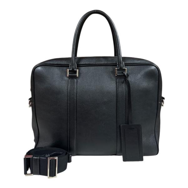 PRADA（プラダ） ビジネスバッグ レザー 2VE305 ブラック メンズ 中古
