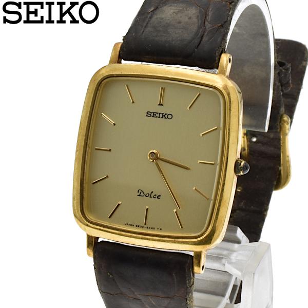 SEIKO（セイコー） ドルチェ 5E30-5A50 18KT 金無垢 QZ クォーツ