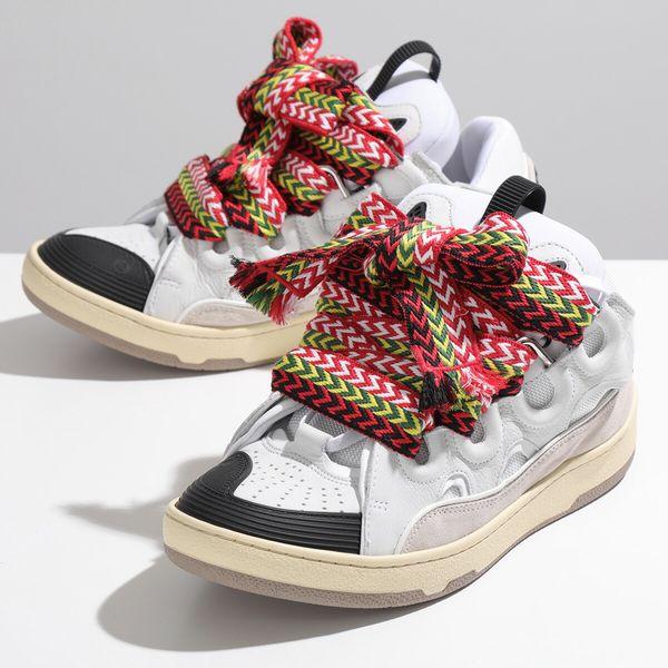 LANVIN（ランバン） スニーカー LEATHER CURB SNEAKERS カーブ