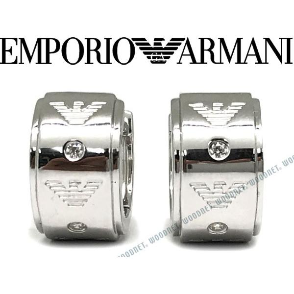 EMPORIO ARMANI エンポリオアルマーニ ピアス イーグルロゴ シルバー