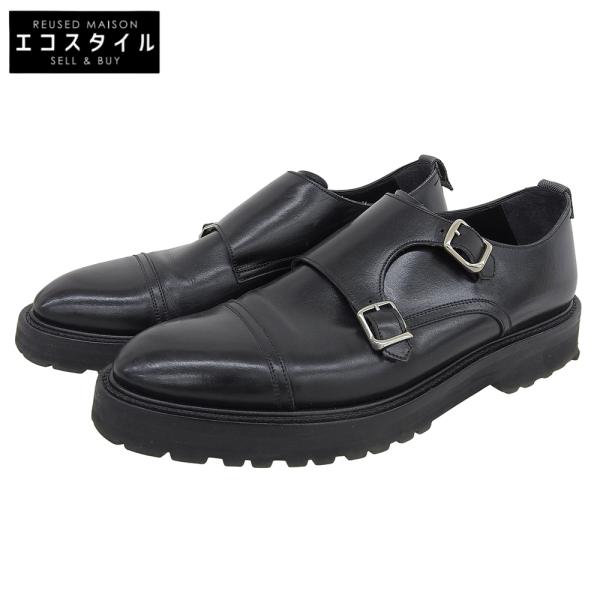 WH ダブルエイチ ボカルーカーフ ダブルモンクシューズ 干場スペシャル