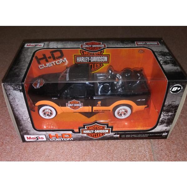 マイスト フォード F−350ピックアップ ハーレーカラー 1/27 ミニカー
