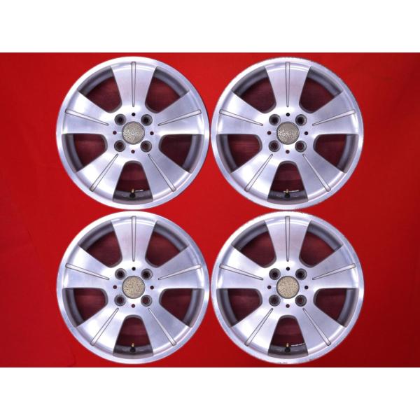 新車外し 15インチ 6J ハブ径54mm スチールホイール 4個セット