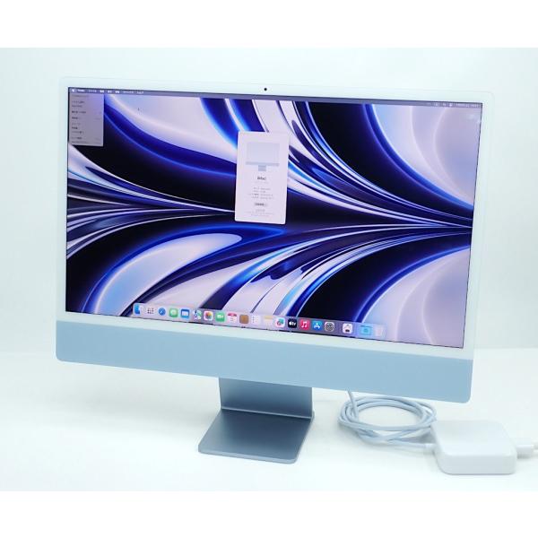 Apple iMac 2023 ブルー M3 4.05GHz 8GB 1TB(SSD) CPU内蔵10コア 24