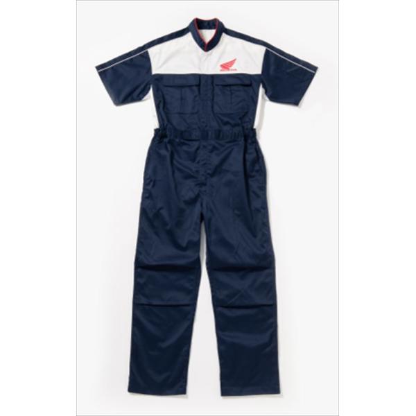 ホンダ（HONDA） ワーキングスーツSS 半袖 M-4L 工具ポケット 作業着