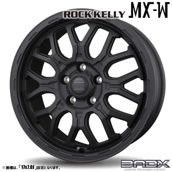 ロクサーニ ホイール4本セット BADX ROCK KELLY ロックケリー MX-W 17