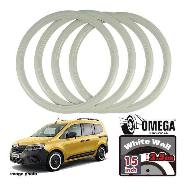 OMEGA PORTWALL 15インチ white wall 2.5cm オフホワイト ウォールリム