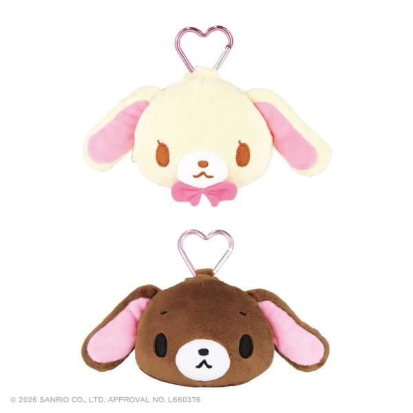 予約】シュガーバニーズ カラビナ付きぬいぐるみファスナーマスコット