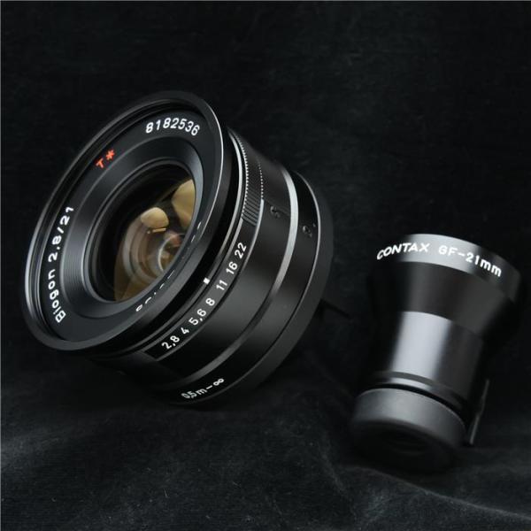 美品》CONTAX Biogon T* 21mm F2.8 (G) ファインダーセット : カメラ