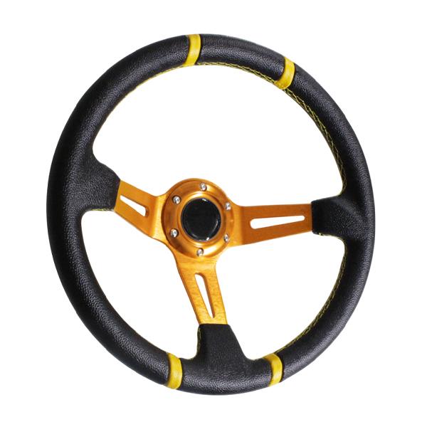 モモ形状 MOMO ディープコーン 競技用 ステアリング 35Φ35cm スタンス