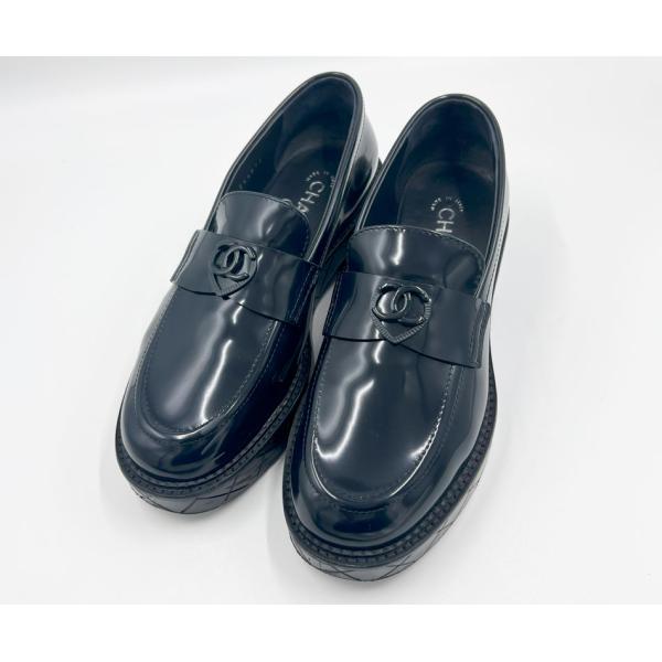 CHANEL（シャネル） レディース モカシン シューズ 靴 ネイビー ブルー