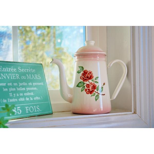 アンティーク・イマン imane スカーレットローズ コーヒーポット 1L