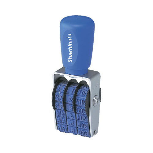 回転ゴム印エルゴグリップ本西暦日付 明朝体 3号|NFH-3M|商品カタログ