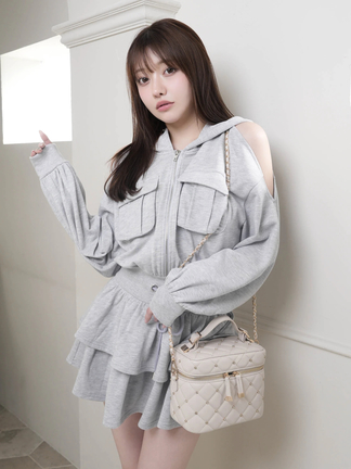 LIP SERVICE（リップサービス）｜ リボンフェザーアンサンブルニット